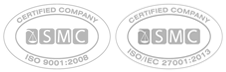 ISO9001 and ISO27001 Certification logos