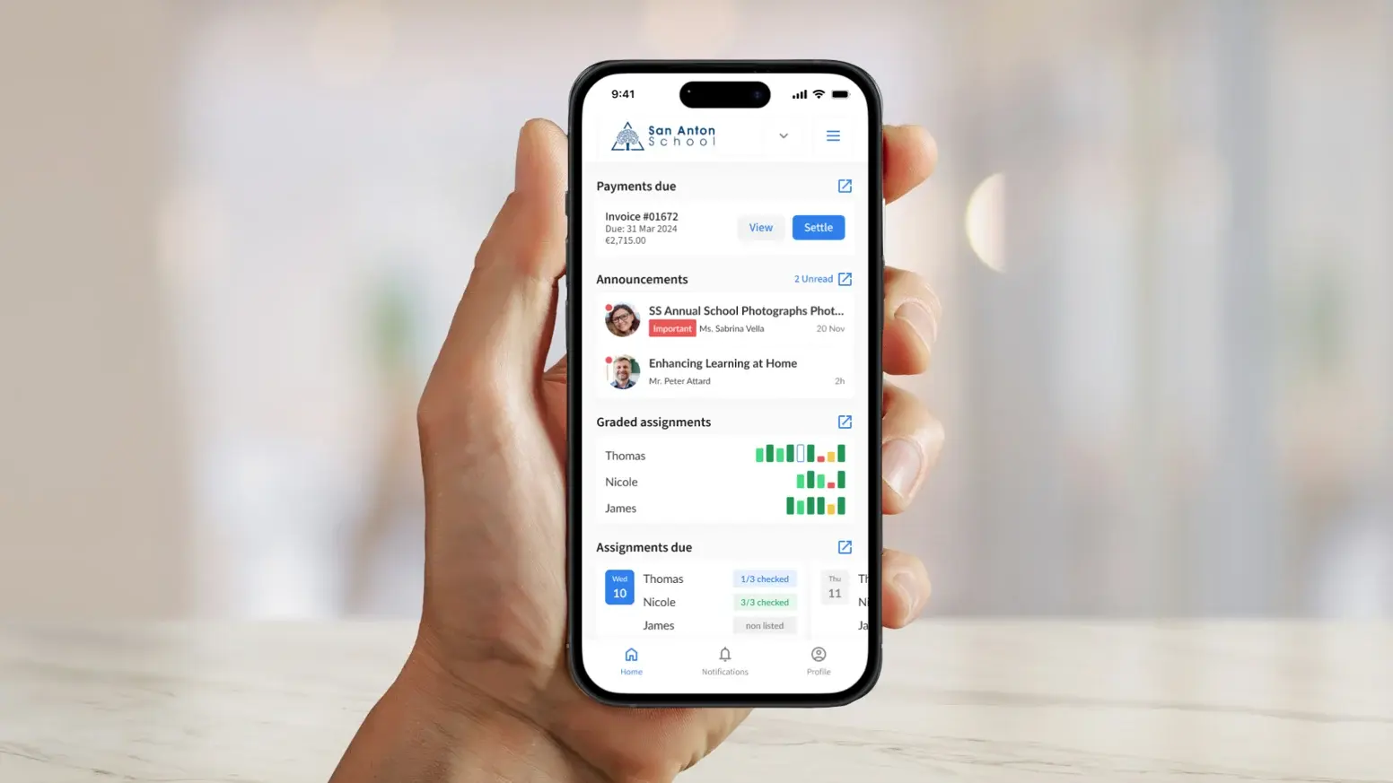 MySchool Mobile App