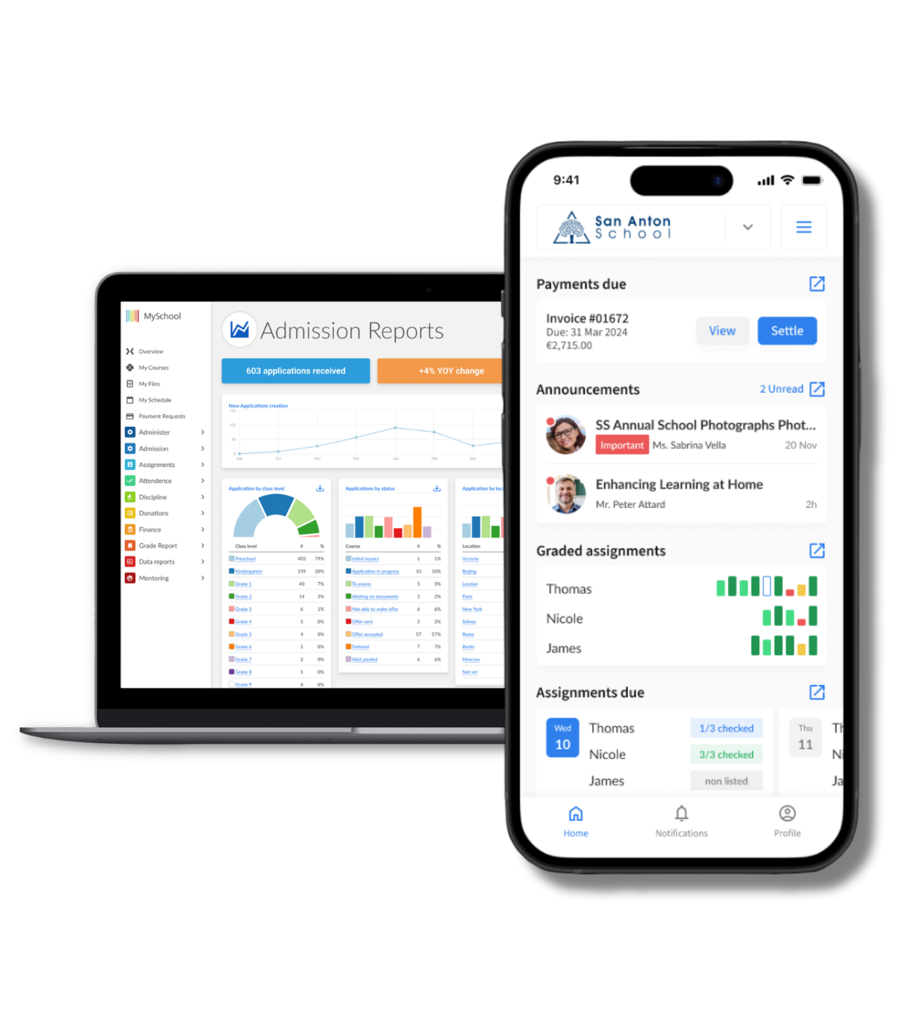 MySchool Unified Ecosystem for School Management