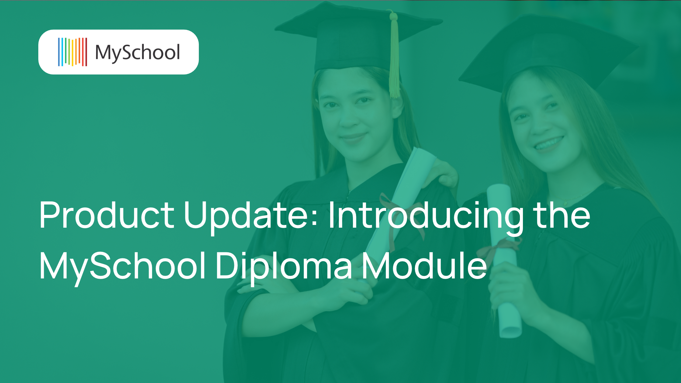 product update banner with the title