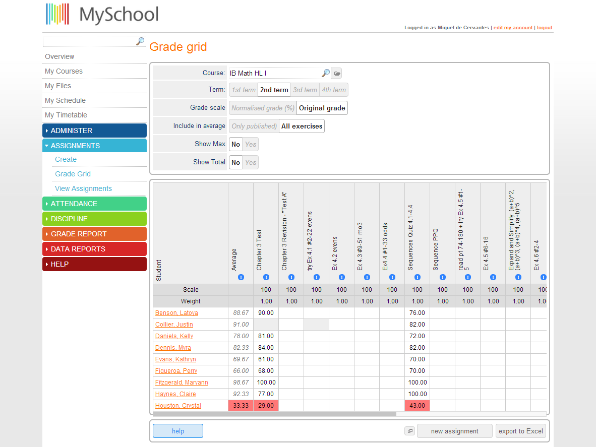 web based homework system